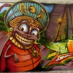 Graffitis en Chile.