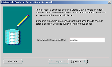 configurar un alias de red con Oracle Net8