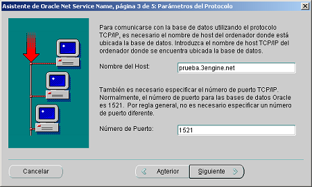 configurar un alias de red con Oracle Net8