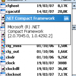 Averiguar la version de .NET instaladas en Windows Mobile