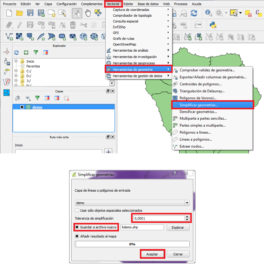 Cómo reducir el tamaño de un GeoJSON