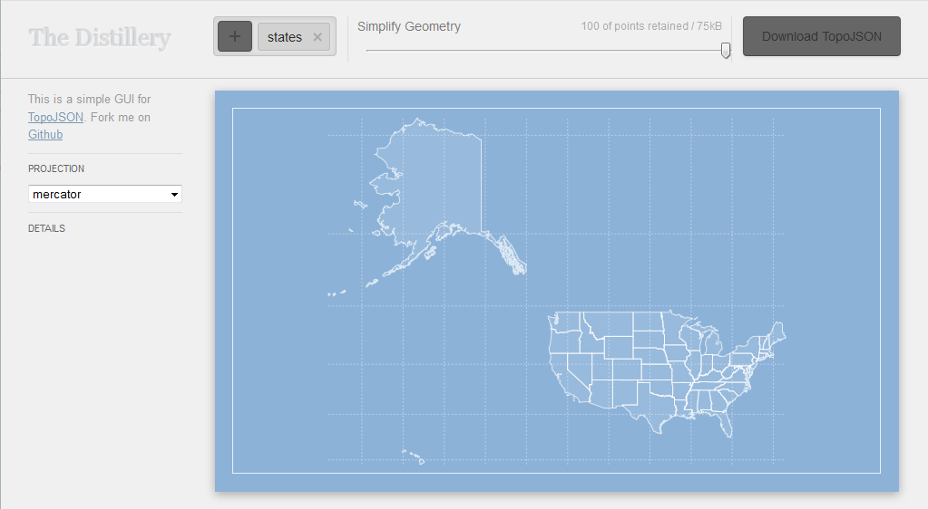 Reducir el tamaño de un GeoJSON con TopoJSON