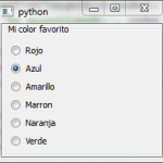 Python y PyQt: cómo agrupar una lista de radio buttons (QRadioButtonGroupBox)